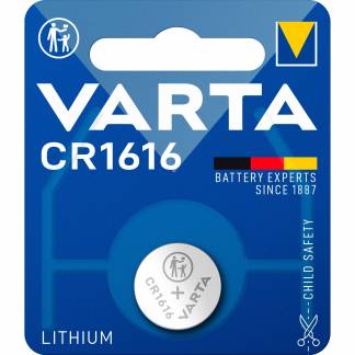 VARTA knapcellebatteri CR1616 1 stk 