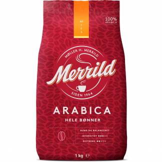 Merrild Arabica hele kaffebønner 1kg 
