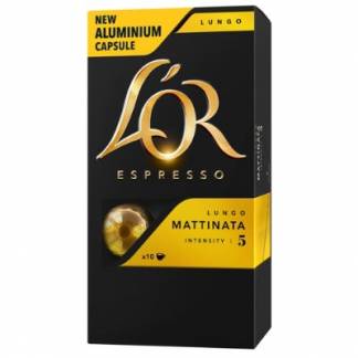 L'OR Espresso Lungo Mattinata 10 kapsler 