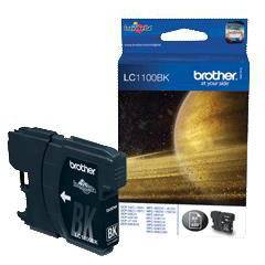 Brother LC1100BK Sort Bl&aelig;kpatron, 500 sider