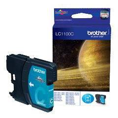 Brother LC1100C Cyan Bl&aelig;kpatron, 400 sider