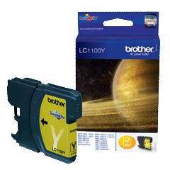 Brother LC1100Y Gul Bl&aelig;kpatron, 400 sider