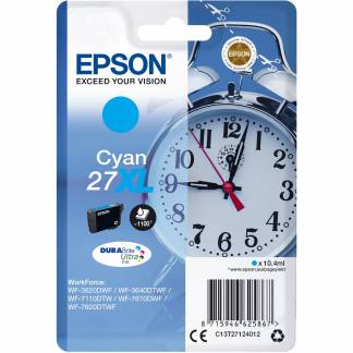 Epson T2712 C13T27124010 Cyan Bl&aelig;kpatron, 1.100 sider