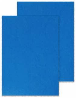 Q-connect karton for-/bagside A4 250g blå 100ark 