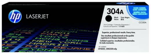 HP 304A CC530A Sort Lasertoner, 3.500 sider