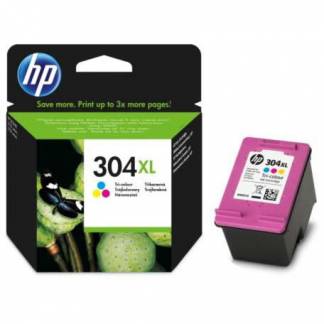 HP 304XL Farve (cyan, magenta, gul) 300 sider Blæk N9K07AE