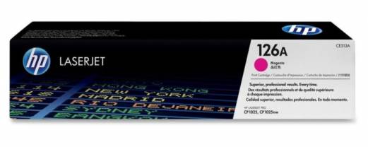 HP 126A CE313A Magenta Lasertoner, 1.000 sider