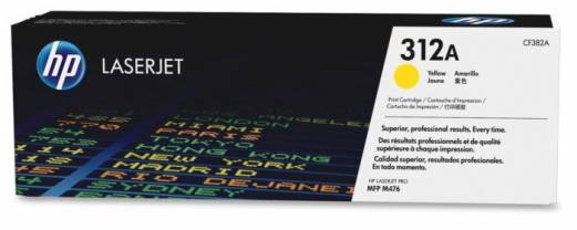 HP 312A CF382A Gul Lasertoner, 2.700 sider