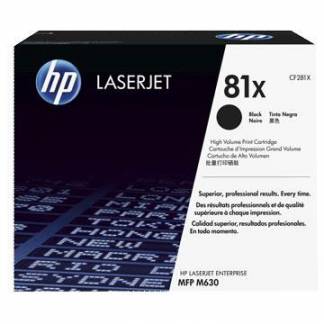 HP 81x CF281X Sort Lasertoner, 25.000 sider