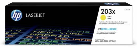 HP 203X CF542X Gul Lasertoner, 2.500 sider