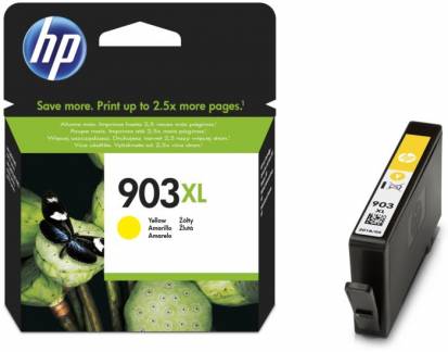 HP 903XL T6M11AE Gul Bl&aelig;kpatron, 825 sider