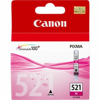 Canon CLI-521M Magenta Bl&aelig;kpatron, 500 sider