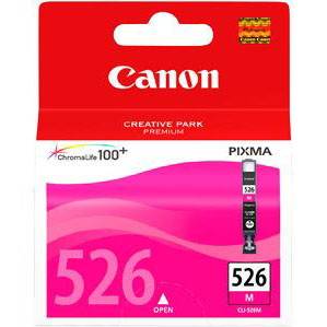 Canon CLI-526M 4542B001 Magenta Bl&aelig;kpatron, 200 sider