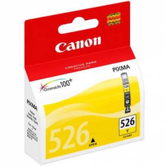 Canon CLI-526Y 4543B001 Gul Bl&aelig;kpatron, 200 sider