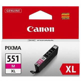 Canon CLI-551MXL Magenta Bl&aelig;kpatron, 313 sider 