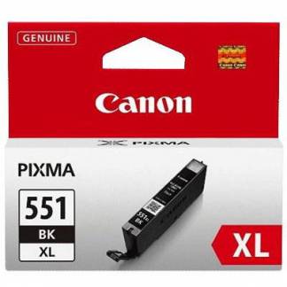 Canon CLI-551BKXL 6443B001 Sort Blækpatron, 1.130 sider 