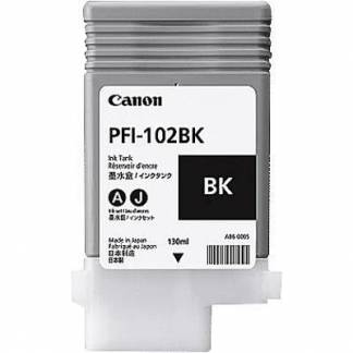 Canon PFI-102BK 0895B001AA Sort Bl&aelig;kpatron, 130 ml
