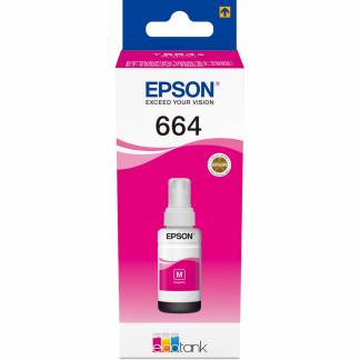 Epson T6643 C13T664340 Magenta Bl&aelig;kpatron, 6.500 sider