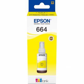 Epson T6644 C13T664440 Gul Bl&aelig;kpatron, 6.500 sider