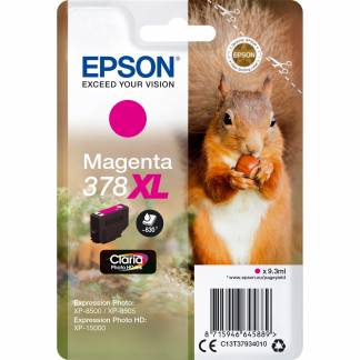 Epson C13T37934010 M 378XL bl&aelig;k