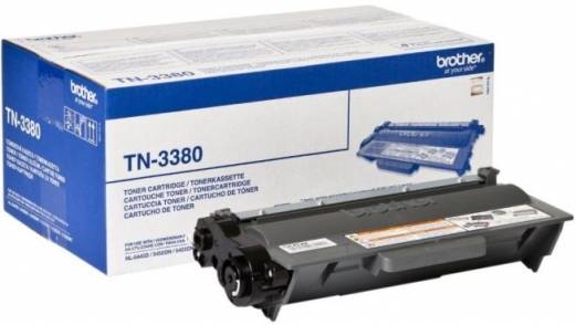 Brother TN-3380 Sort Lasertoner, 8.000 sider