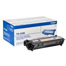 Brother TN-3390 Sort Lasertoner, 12.000 sider