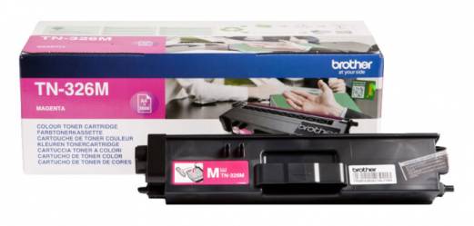 Brother TN-326M Magenta Lasertoner, 3.500 sider