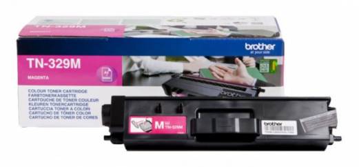 Brother TN329M Magenta Lasertoner, 6.000 sider