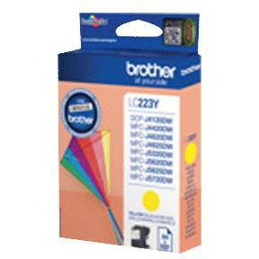 Brother LC223Y Gul Blækpatron, 550 sider 