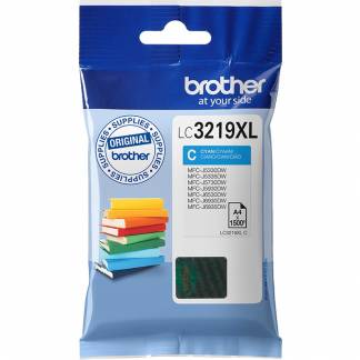 Brother LC3219XLC Cyan Bl&aelig;kpatron, 1.500 sider
