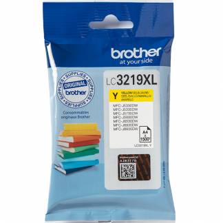 Brother LC3219XLY Gul Bl&aelig;kpatron, 1.500 sider