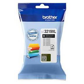 Brother LC3219XLBK Sort Blækpatron, 3.000 sider 