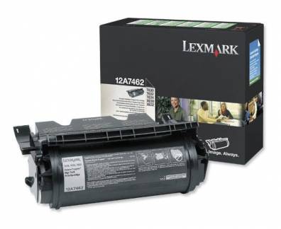 Lexmark 12A7462 sort lasertoner, 21.000 sider 