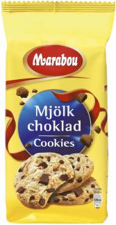 Marabou mælkechokolade cookies 184g 10pk 