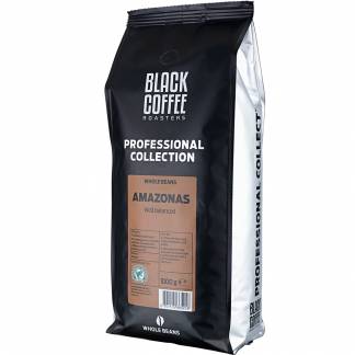Black Coffee Amazonas kaffe hele bønner 1 kg 