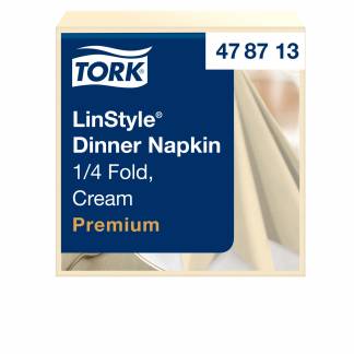 Tork 478713 Linstyle servietter 39x39cm creme 50stk 