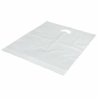 B&aelig;repose plast 40my 37x45cm hvid 500stk