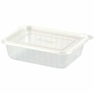 Duni FixPack plastbæger 350ml 146x110x41mm klar 50stk 