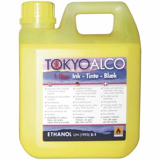 Tokyo Alco skiltebl&aelig;k 1 ltr gul