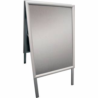 Twinco Twin Light alu snapramme A-skilt i størrelsen 70x100 cm i farven alu 