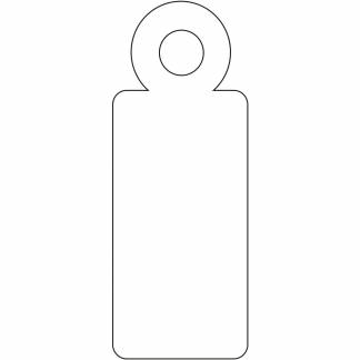 Apli h&aelig;ngem&aelig;rker 9x24mm hvid 1000stk