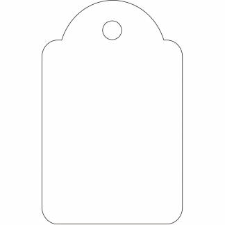 Apli h&aelig;ngem&aelig;rker 22x35mm hvid 500stk