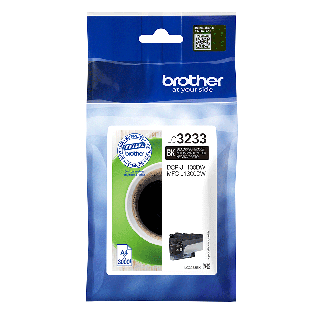 Brother LC3233BK Sort Blækpatron, 3.000 sider 