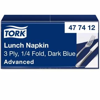 Tork 477412 Advanced Soft servietter 33x33cm blå 150stk 
