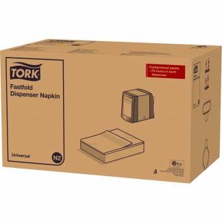 Tork 10933 Universal Fastfold servietter N2 hvid 300stk 