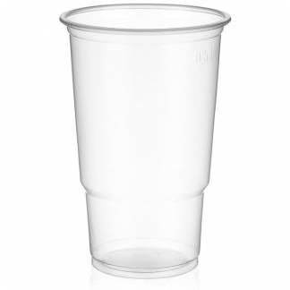 Plastglas 50cl klar 50stk 