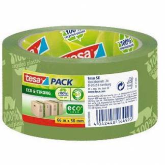 Tesa EcoLogo pakketape 50mmx66m grøn 