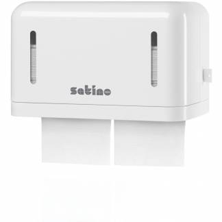 Satino Single Sheet toiletpapirdispenser hvid 