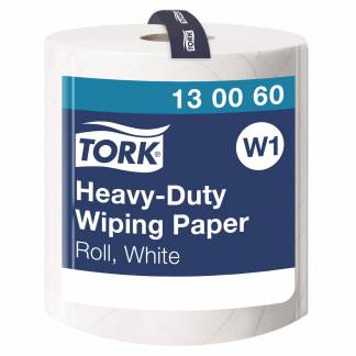 Tork 130060 Heavy-Duty W1 2lags aftørringspapir hvid 