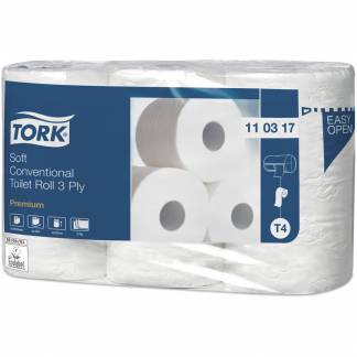 Toiletpapir Tork Premium Extra Soft T4 3-lags Hvid pk/42 - 110317